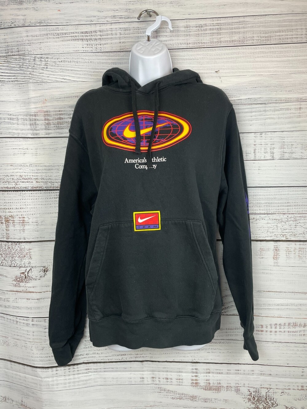 Nike Sportswear Club Fleece Mens Sz M Americana Hoodie Sweatshirt